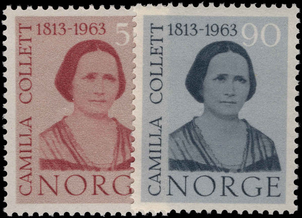 Norway 1963 Camilla Collett unmounted mint.