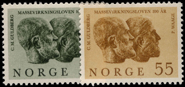 Norway 1964 Law of Mass Action unmounted mint.