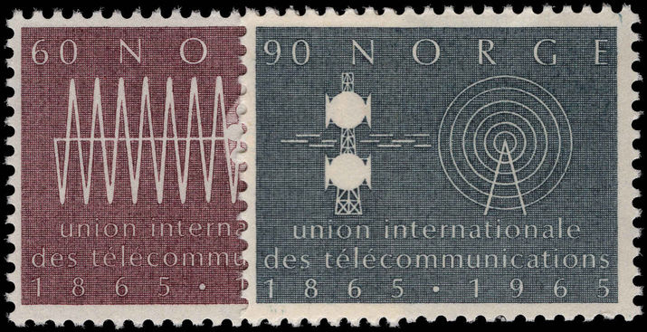 Norway 1965 ITU unmounted mint.