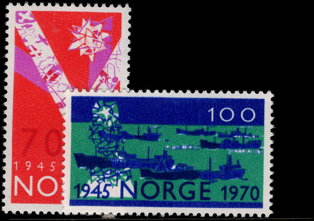 Norway 1970 Liberation unmounted mint.