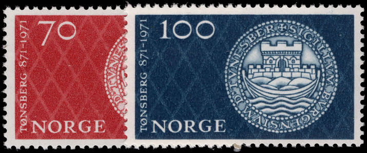 Norway 1971 T nsberg unmounted mint.
