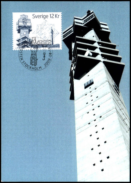 Sweden 2009 High Buildings Maxi Card First Day Cover