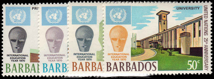 Barbados 1970 United Nations fine unmounted mint.