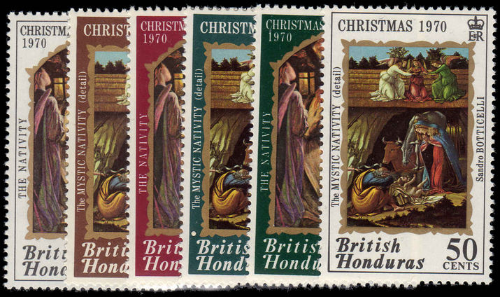 British Honduras 1970 Christmas unmounted mint.