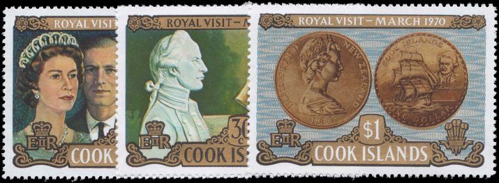 Cook Islands 1970 Royal Visit unmounted mint.