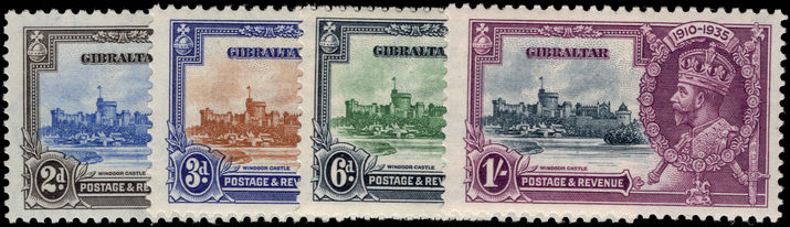 Gibraltar 1935 Silver Jubilee lightly mounted mint.