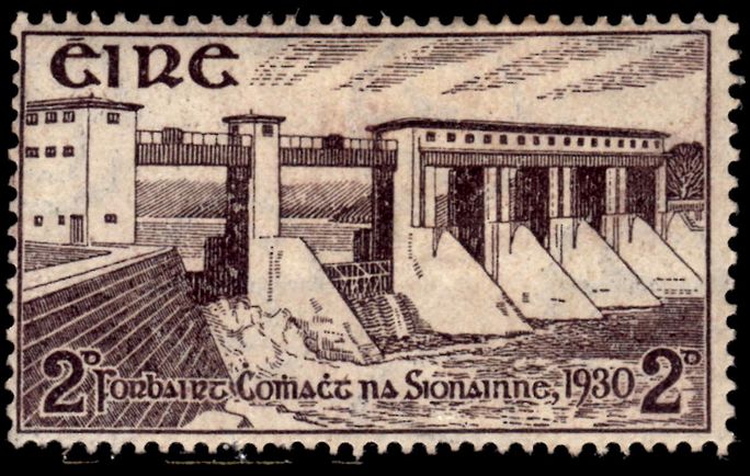 Ireland 1930 Shannon Dam mint lightly hinged.