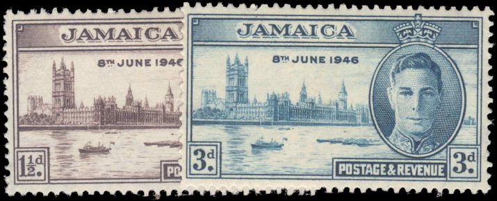 Jamaica 1946 Victory perf 14 unmounted mint.
