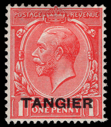 Tangier 1927 1d scarlet lightly mounted mint.