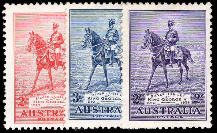 Australia 1935 Silver Jubilee lightly mounted mint.