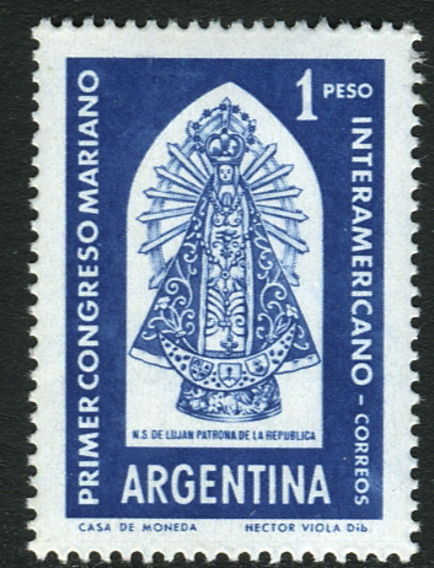 Argentina 1960 Blessed Virgin Marian Congress unmounted mint.