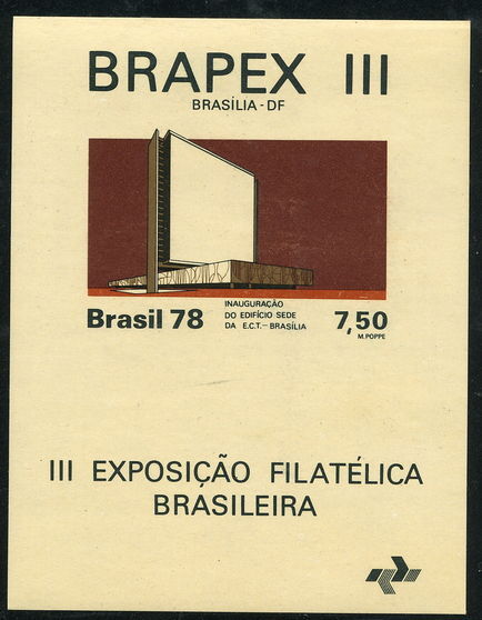 Brazil 1978 Brapex souvenir sheet unmounted mint.