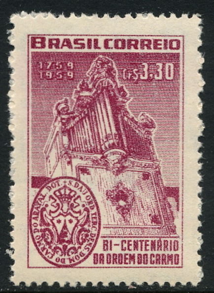 Brazil 1959 Carmelite Order lightly mounted mint.