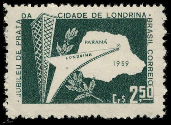 Brazil 1959 Londrina lightly mounted mint.