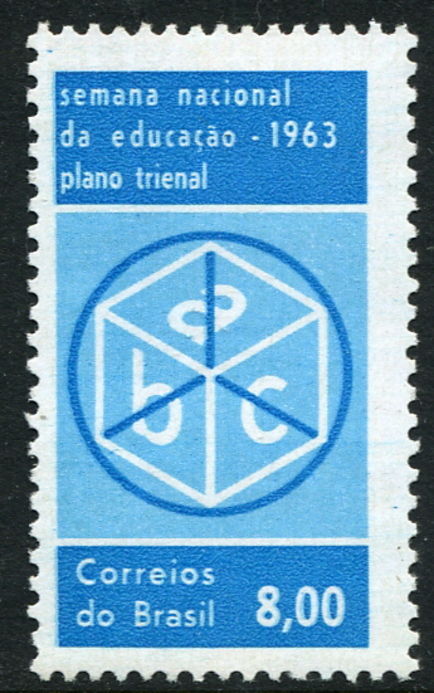 Brazil 1963 Education Week unmounted mint.