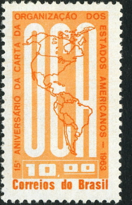 Brazil 1963 Organisation of American States unmounted mint.