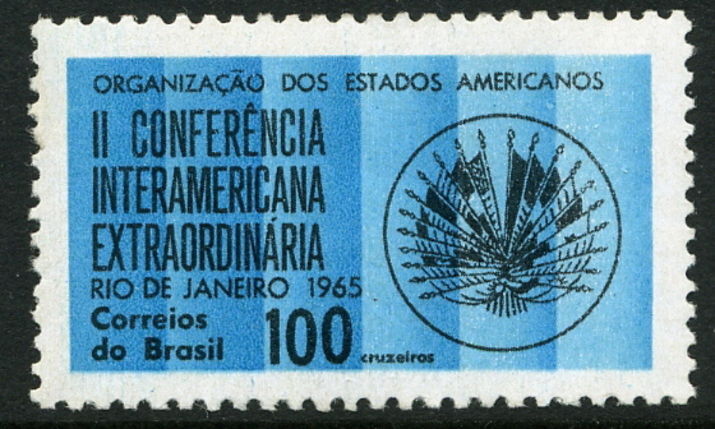 Brazil 1965 Inter-American Conference unmounted mint.