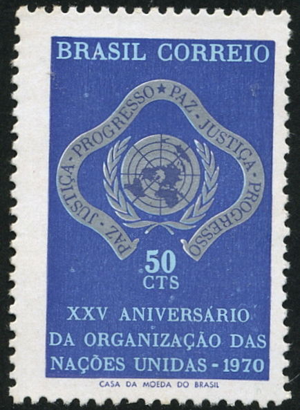Brazil 1970 United Nations unmounted mint.
