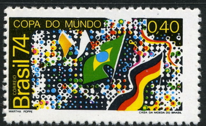 Brazil 1974 Football World Cup unmounted mint.