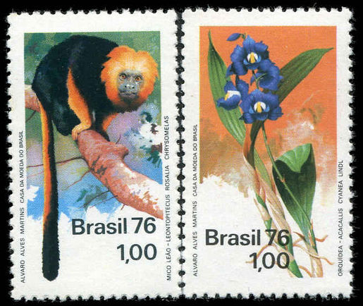 Brazil 1976 Nature Protection unmounted mint.