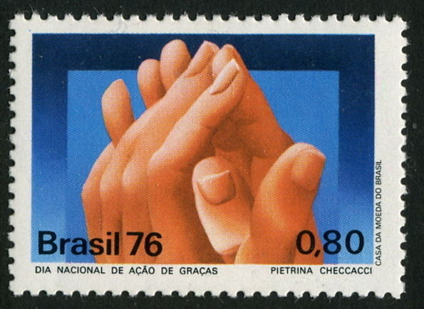 Brazil 1976 Thanksgiving Day unmounted mint.
