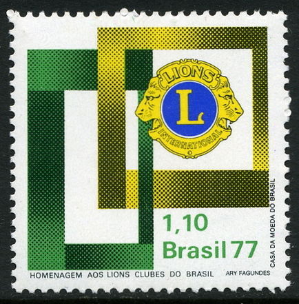 Brazil 1977 Lions Club unmounted mint.