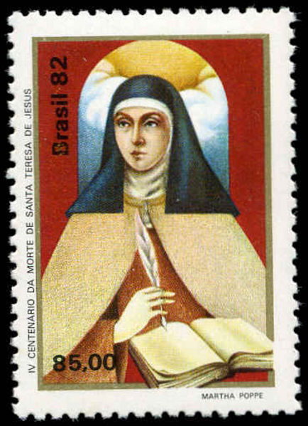 Brazil 1982 St Theresa of Jesus unmounted mint.