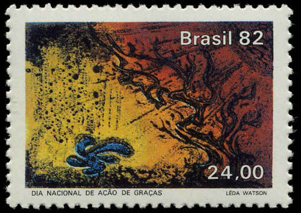 Brazil 1982 Thanksgiving Day unmounted mint.
