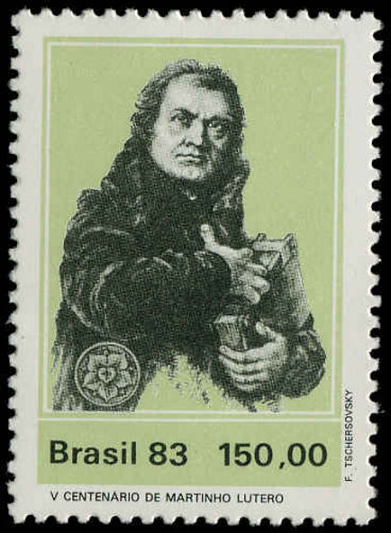 Brazil 1983 Martin Luther unmounted mint.