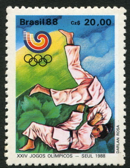 Brazil 1988 Olympics Judo unmounted mint.