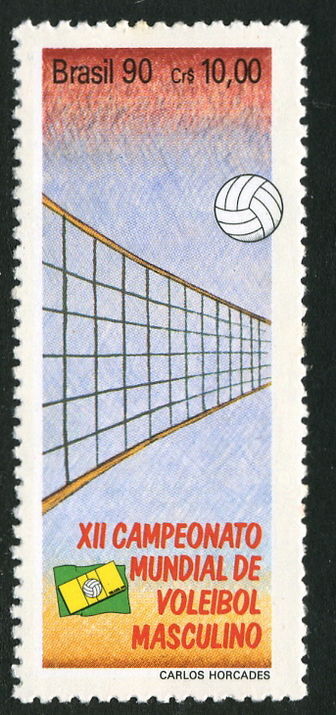Brazil 1990 Volleyball Sports unmounted mint.