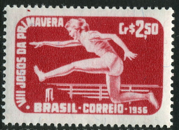 Brazil 1956 Spring Games Hurdling lightly mounted mint.