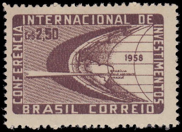 Brazil 1958 Investment Congress unmounted mint.