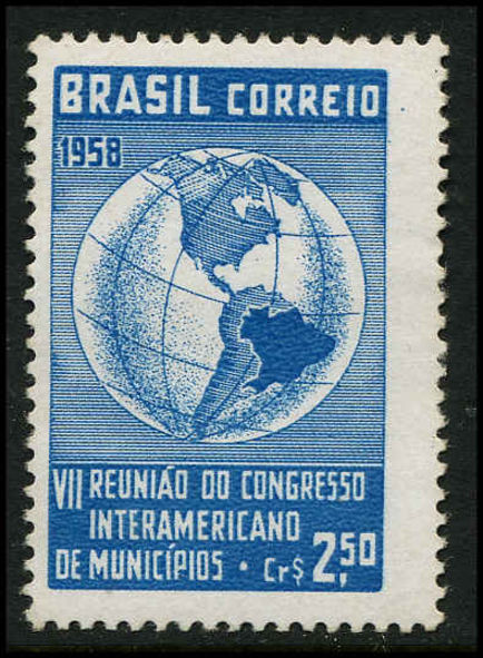 Brazil 1958 Municipality Congress unmounted mint.