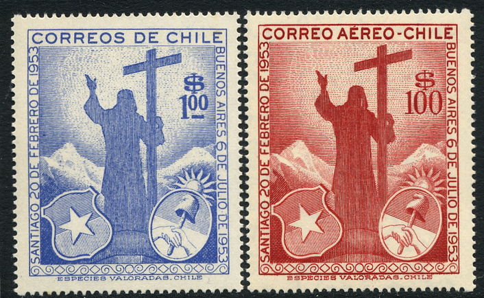 Chile 1955 Presidential Visits set  unmounted mint.