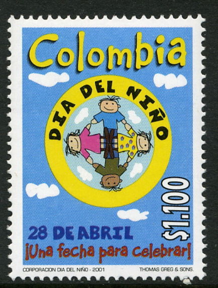 Colombia 2001 Childrens Day unmounted mint.