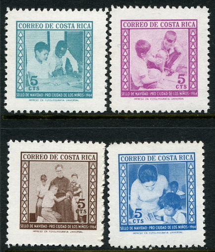 Costa Rica 1964 Obligatory Tax. Christmas unmounted mint.