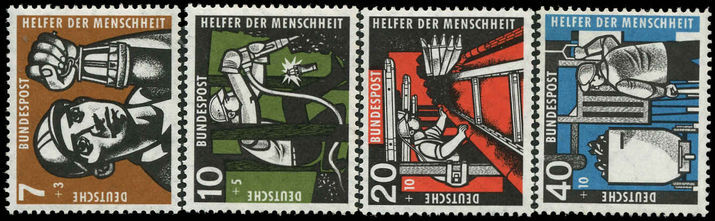 West Germany 1957 Humanitarian Relief Fund unmounted mint.