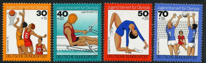 West Germany 1976 Olympics Youth Training unmounted mint.