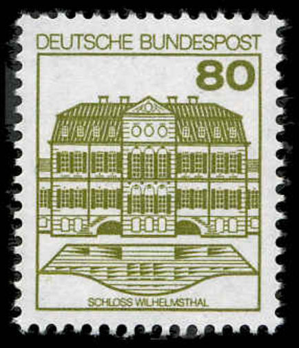 West Germany  1977-90 80pf Wilhelmshal Castle unmounted mint.