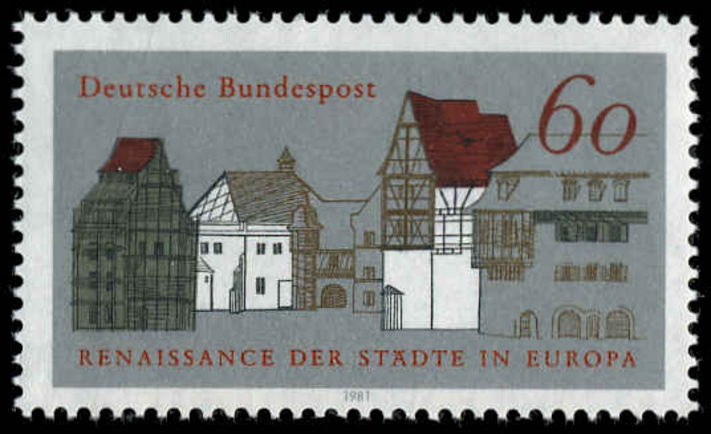 West Germany  1981 Urban Renaissance unmounted mint.