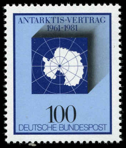 West Germany  1981 Antarctic Treaty unmounted mint.