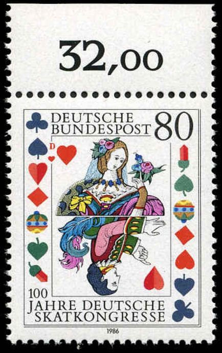 West Germany 1986 Skat Congress unmounted mint.