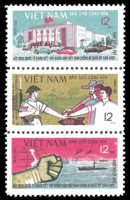 North Vietnam 1964 Solidarity unmounted mint no gum as issued.