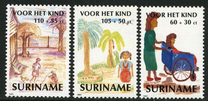 Suriname 1991 Child Welfare set unmounted mint.