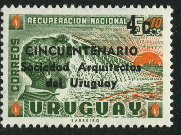 Uruguay 1966 Architects unmounted mint.