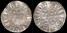 Edward I 1272-1307 Silver Penny London Mint c4b