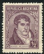 Argentina 1935  ½c Belgrano unmounted mint.