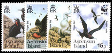 Ascension 1990 Endangered Species. Ascension Frigatebird unmounted mint.