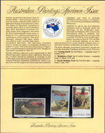 Australia 1984 Ausipex Specimen presentation pack unmounted mint.